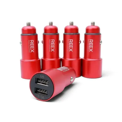 CAR CHARGER C059 2USB RED
