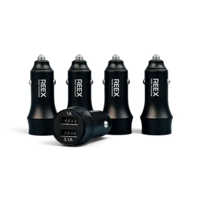 CAR CHARGER C801 2USB 3.1A BLACK