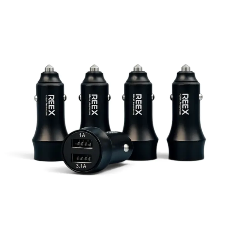 CAR CHARGER C801 2USB 3.1A BLACK