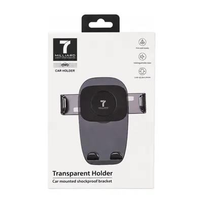 AVTO HOLDER 7 MILLIARD TRANSPARENT 7MAHCLRBK BLACK