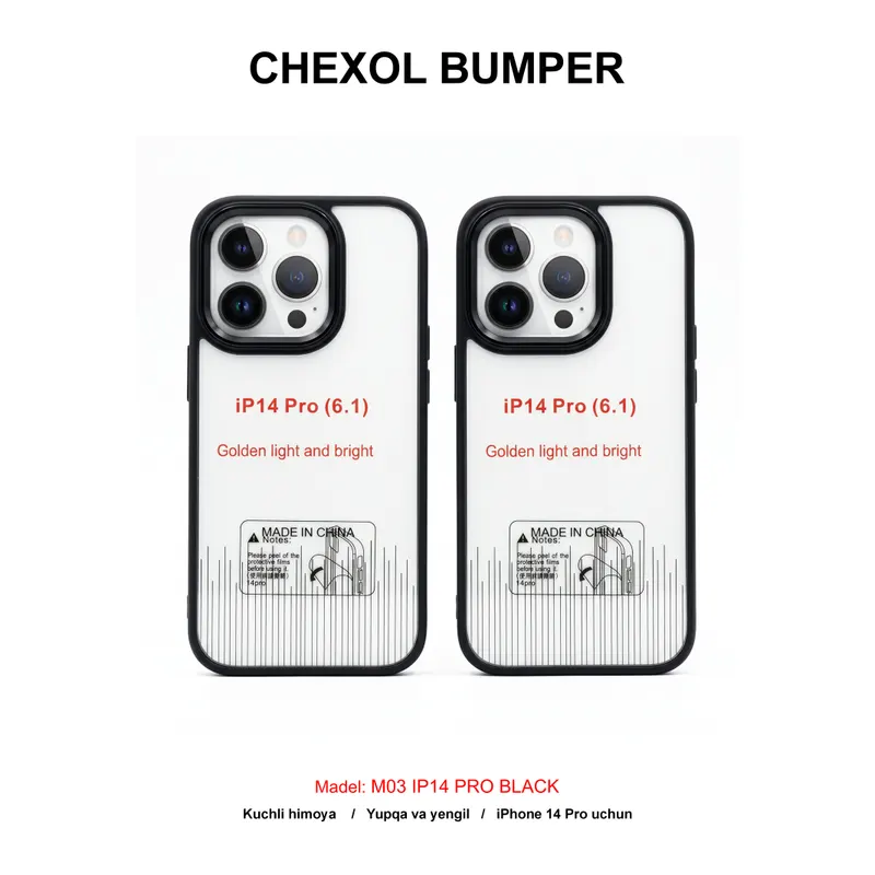 CHEXOL BUMPER M03 IP14 PRO BLACK