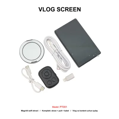 VLOG SCREEN PT001 BLACK