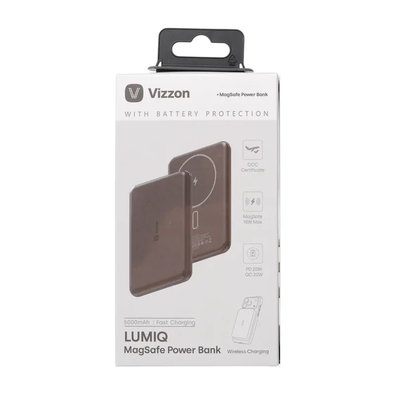 PB VIZZON LUMIQ MAGSAFE 5000mAh 7MLPB5MSGY SPACE GREY