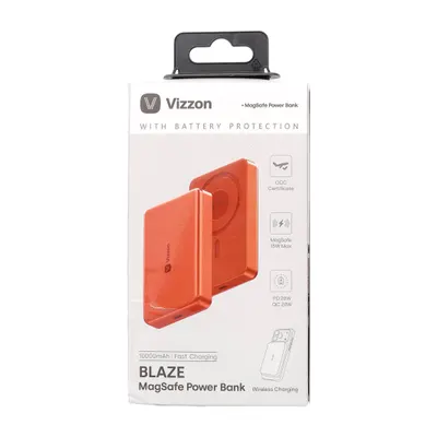 PB VIZZON BLAZE MAGSAFE 10000mAh 7MBPB10MOG ORANGE