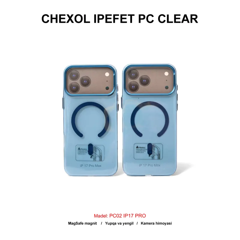 CHEXOL IPEFET PC CLEAR PC02 IP17 PRO BLUE