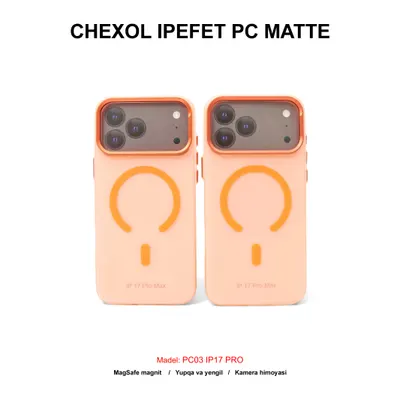 CHEXOL IPEFET PC MATTE PC03 IP17 PRO ORANGE