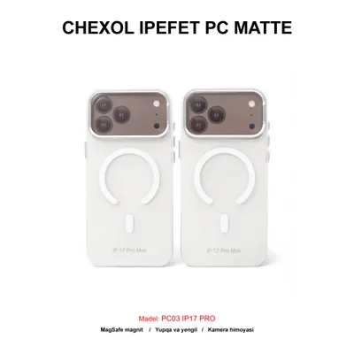 CHEXOL IPEFET PC MATTE PC03 IP17 PRO WHITE