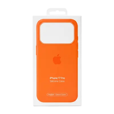 CHEXOL SILICONE MAGSAFE IP17 PRO ORANGE (LUX)