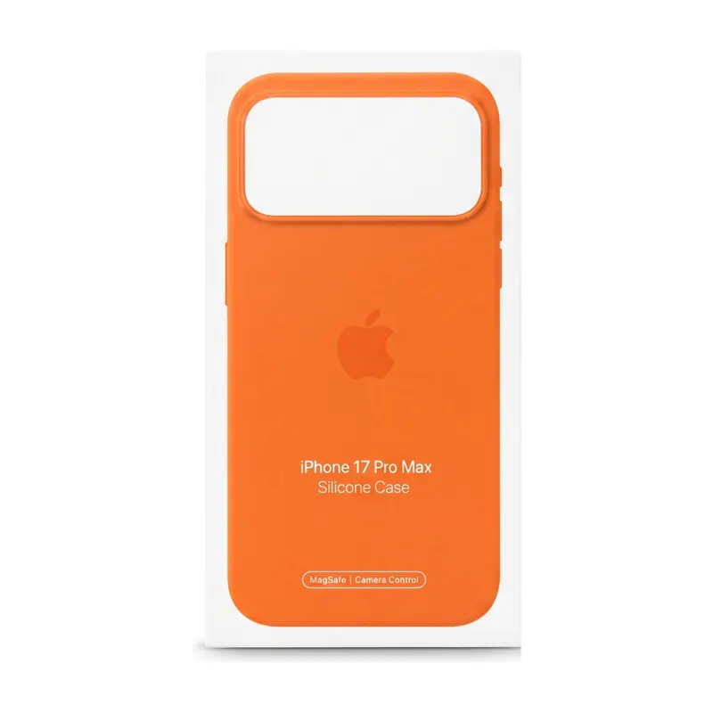 CHEXOL SILICONE MAGSAFE IP17 PRO MAX ORANGE (LUX)