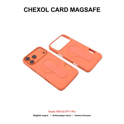 CHEXOL CARD MAGSAFE MW-02 IP17 PRO ORANGE