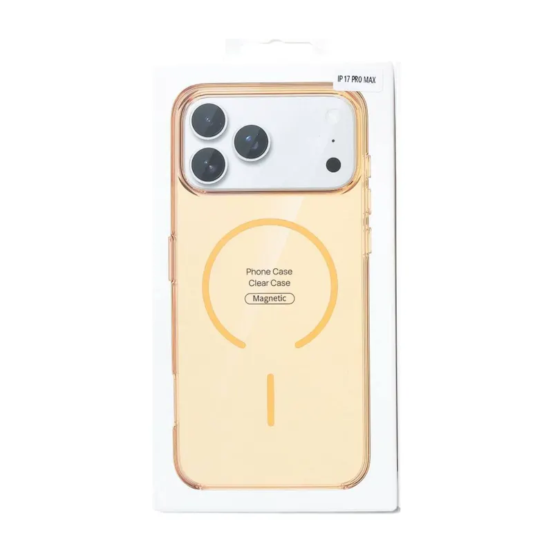 CHEXOL FUNSHARE CLEAR CASE FN02 IP17 PRO ORANGE