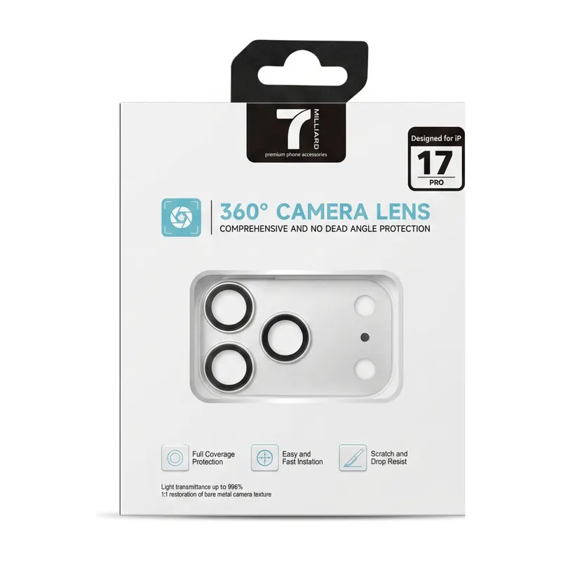 CAMERA LENS 7 MILLIARD ALUMINIUM 7MCLA17PSL IP17 PRO SILVER