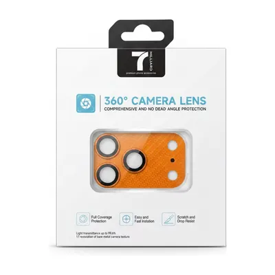 CAMERA LENS 7 MILLIARD CARBON FIBER 7MCLCF17POR IP17 PRO ORANGE