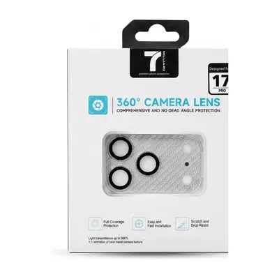 CAMERA LENS 7 MILLIARD CARBON FIBER 7MCLCF17PSL IP17 PRO SILVER