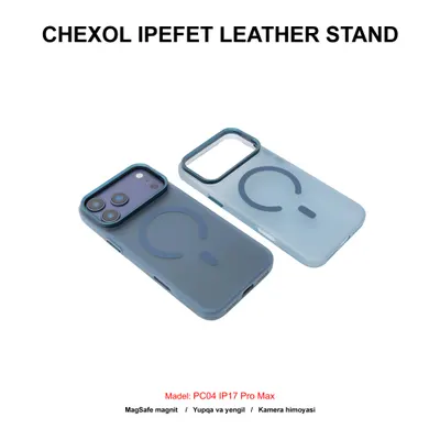 CHEXOL IPEFET LENS STAND MAGSAFE PC04 IP17 PRO MAX BLUE