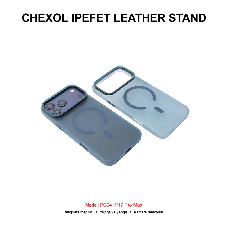 CHEXOL IPEFET LENS STAND MAGSAFE PC04 IP17 PRO MAX BLUE