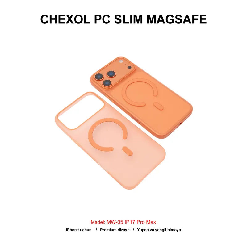 CHEXOL PC SLIM MAGSAFE MW-05 IP17 PRO MAX ORANGE