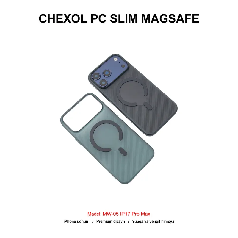 CHEXOL PC SLIM MAGSAFE MW-05 IP17 PRO MAX BLUE