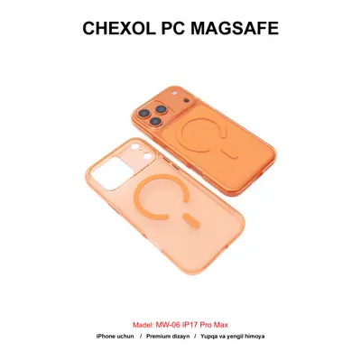 CHEXOL PC MAGSAFE MW-06 IP17 PRO MAX ORANGE