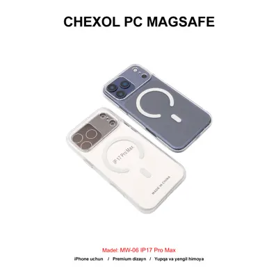 CHEXOL PC MAGSAFE MW-06 IP17 PRO MAX CLEAR