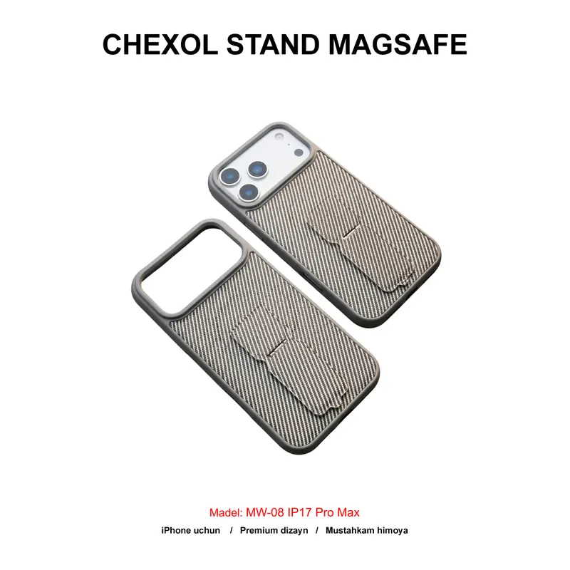 CHEXOL STAND MAGSAFE MW-08 IP17 PRO MAX GREY