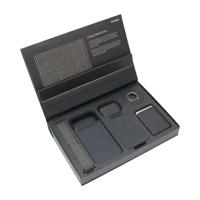 GIFT BOX PITAKA CLASSIC FOR IP17 PRO BLACK/GRAY