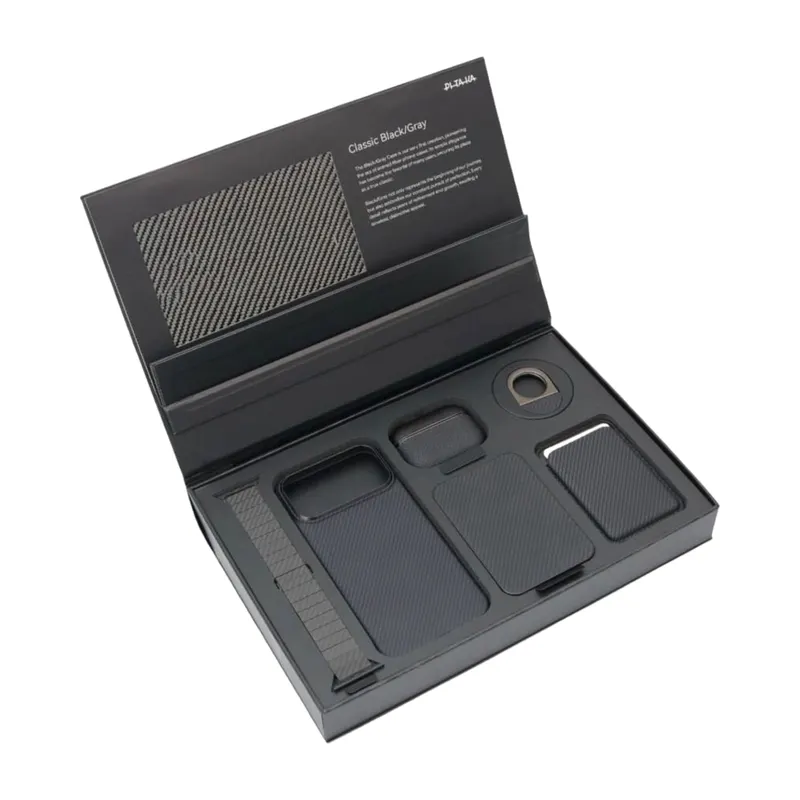 GIFT BOX PITAKA CLASSIC FOR IP17 PRO BLACK/GRAY