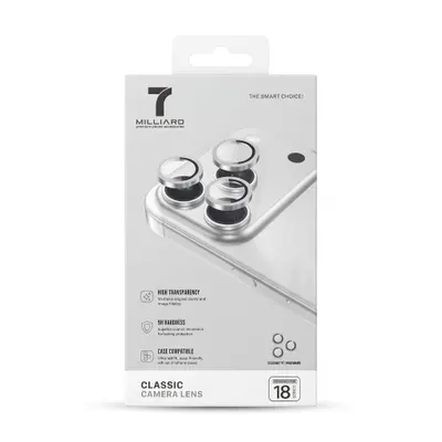 CAMERA LENS 7 MILLIARD CLASSIC 7MCLC18SL IP18 PRO/PRO MAX SILVER