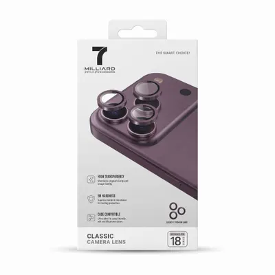 CAMERA LENS 7 MILLIARD CLASSIC 7MCLC18DC IP18 PRO/PRO MAX DARK CHERRY
