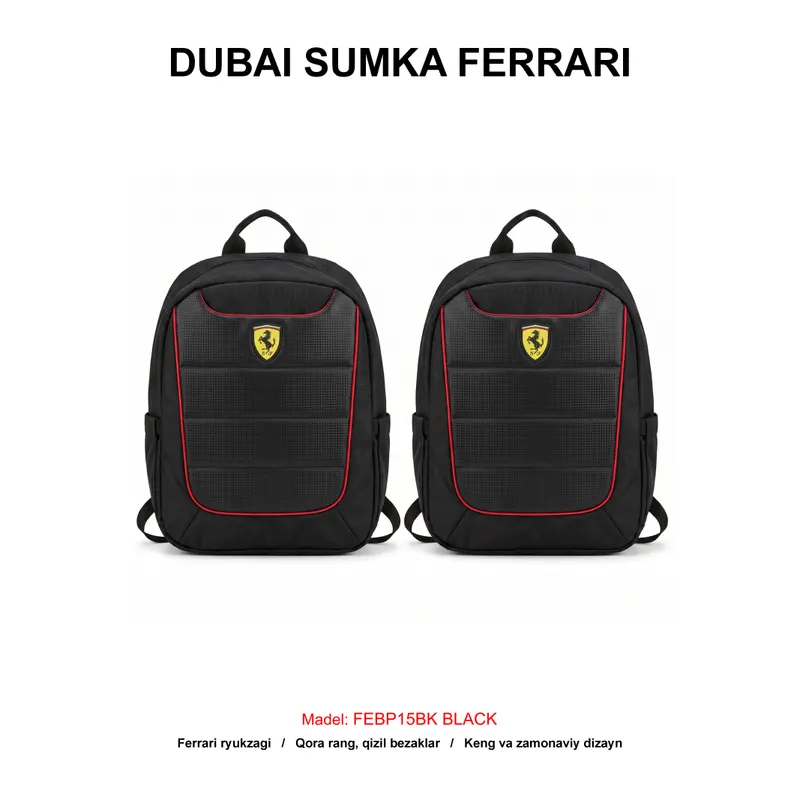 DUBAI SUMKA FERRARI FEBP15BK BLACK