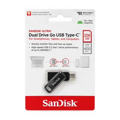 FLESHKA USB SANDISK DUAL DRIVE LUXE TYPE-C 256GB