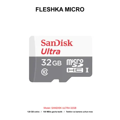 FLESHKA MICRO SANDISK ULTRA 32GB
