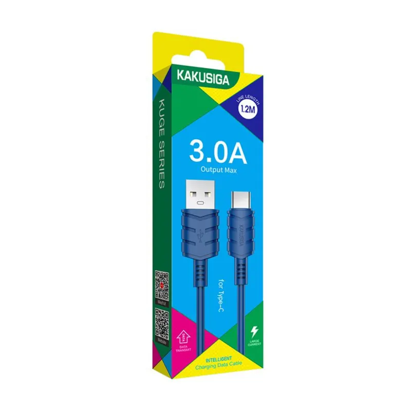 USB CABLE KAKUSIGA KSC-710 TYPE-C BLUE