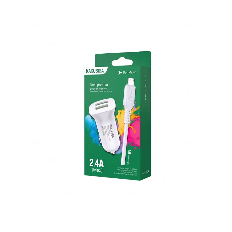 CAR CHARGER KAKUSIGA KSC-854 V8 WHITE