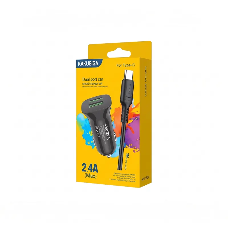 CAR CHARGER KAKUSIGA KSC-854 TYPE-C BLACK