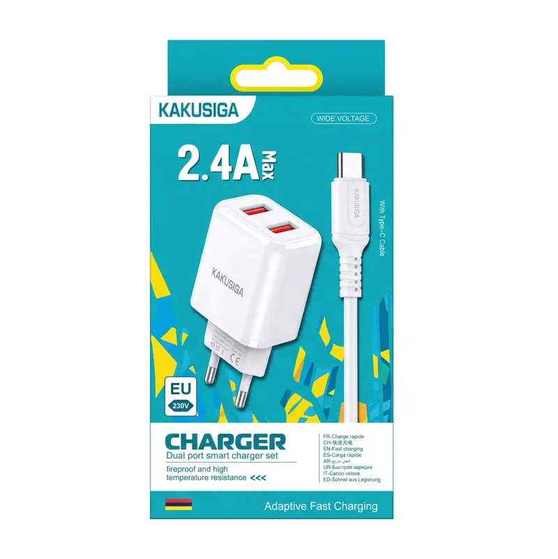 CHARGER KAKUSIGA KSC-793 TYPE-C WHITE