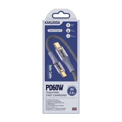 USB CABLE KAKUSIGA KSC-809 TC-TC BLACK