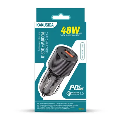 CAR CHARGER KAKUSIGA KSC-855 BLACK