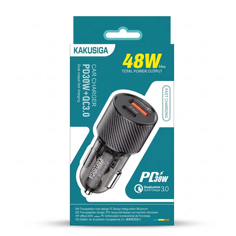 CAR CHARGER KAKUSIGA KSC-855 BLACK