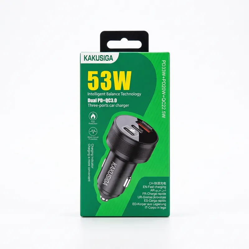CAR CHARGER KAKUSIGA KSC-857 BLACK