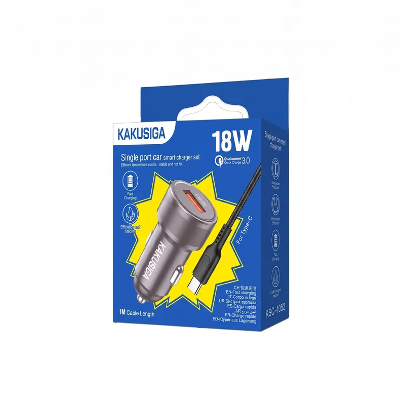 CAR CHARGER KAKUSIGA KSC-1052 TYPE-C GREY