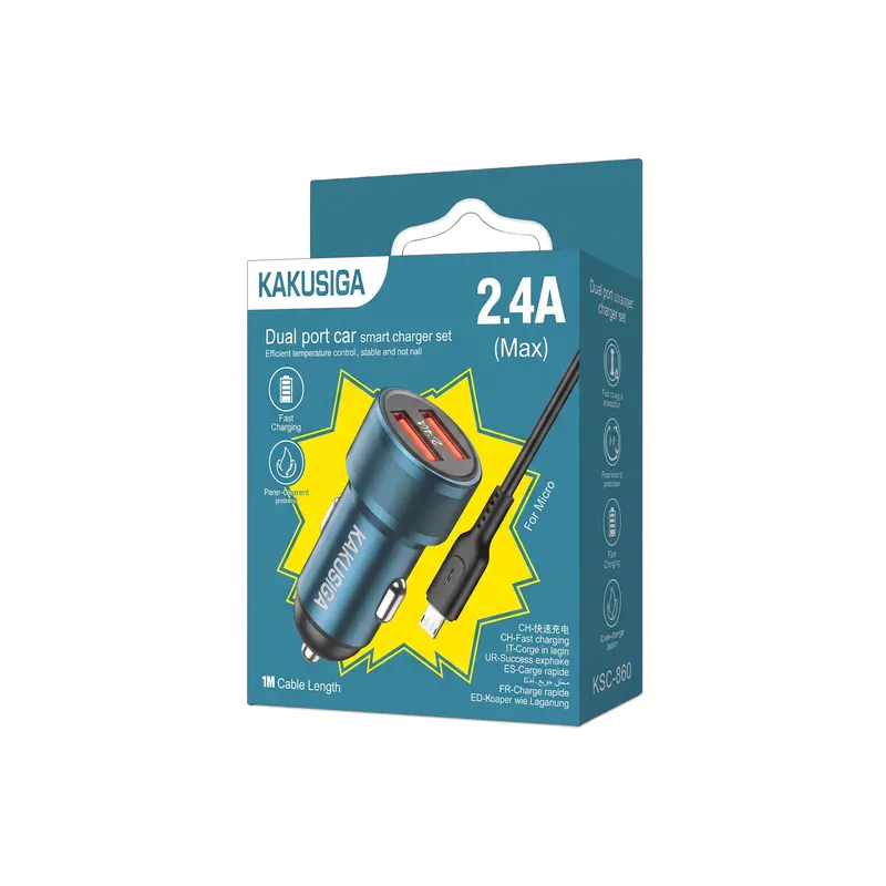 CAR CHARGER KAKUSIGA KSC-860 V8 BLUE