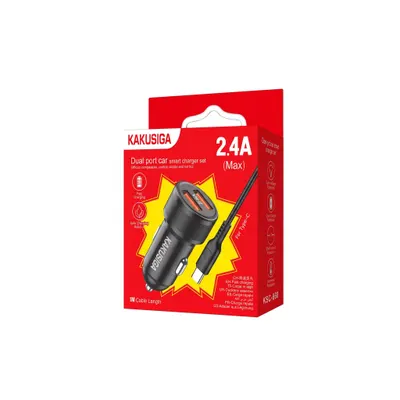 CAR CHARGER KAKUSIGA KSC-860 TYPE-C BLACK