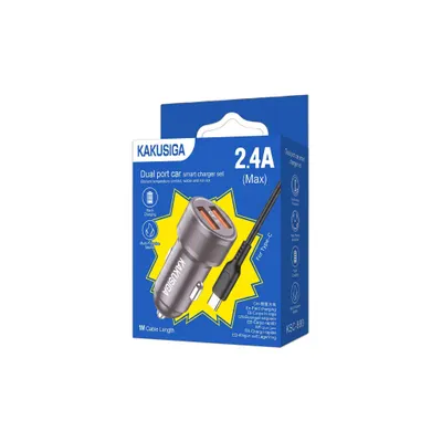 CAR CHARGER KAKUSIGA KSC-860 TYPE-C GREY