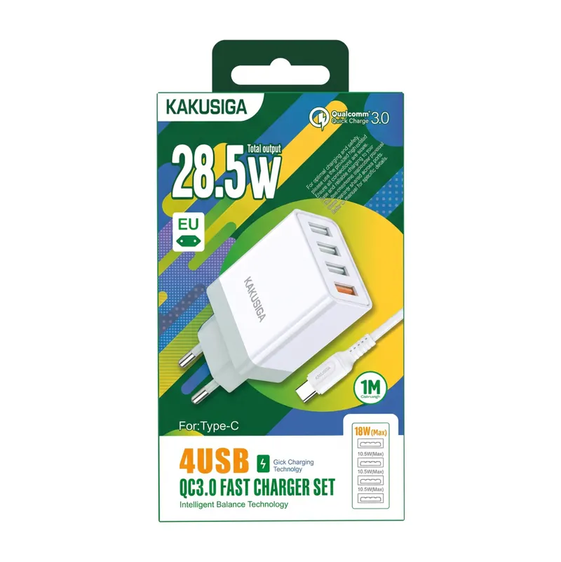 CHARGER KAKUSIGA KSC-913 TYPE-C WHITE