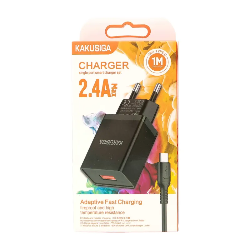 CHARGER KAKUSIGA KSC-931 TYPE-C BLACK