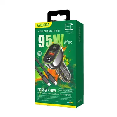 CAR CHARGER KAKUSIGA KSC-1055 TC-TC BLACK