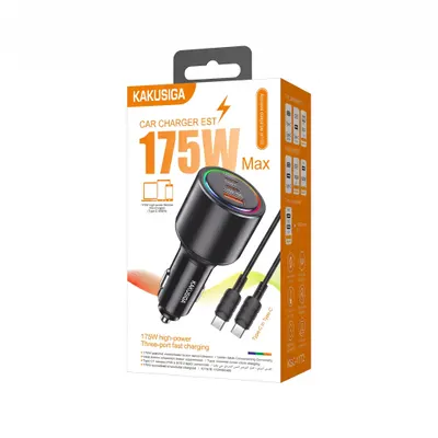 CAR CHARGER KAKUSIGA KSC-1172 TC-TC BLACK