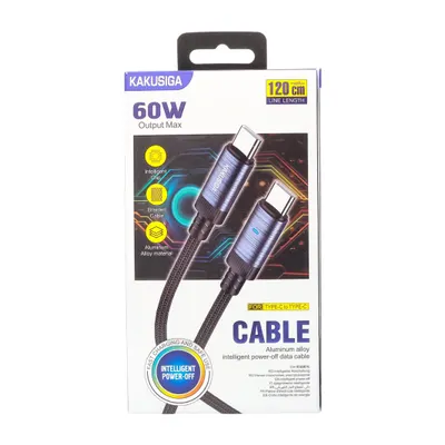 USB CABLE KAKUSIGA KSC-972 TC-TC BLACK