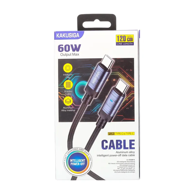 USB CABLE KAKUSIGA KSC-972 TC-TC BLACK